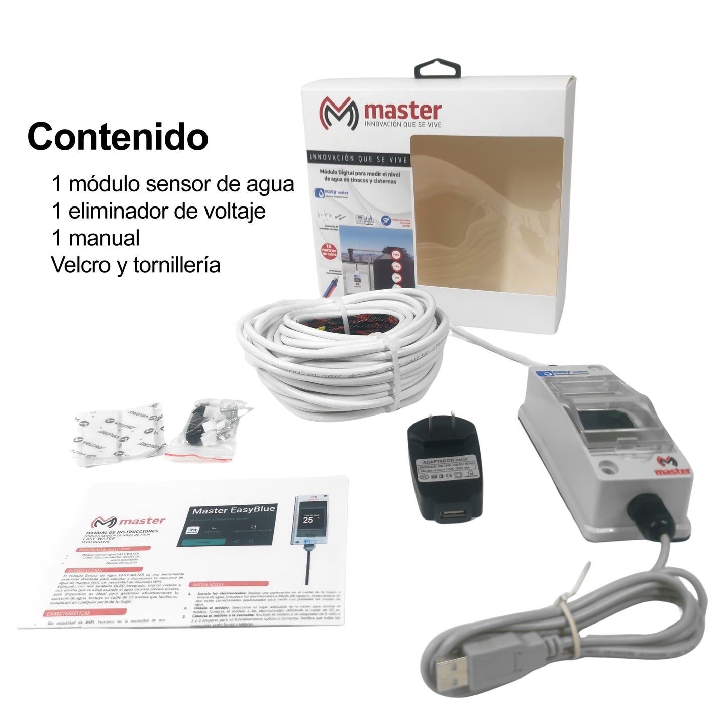Indicador Medidor De Agua Para Tinaco O Cisterna Easy-water