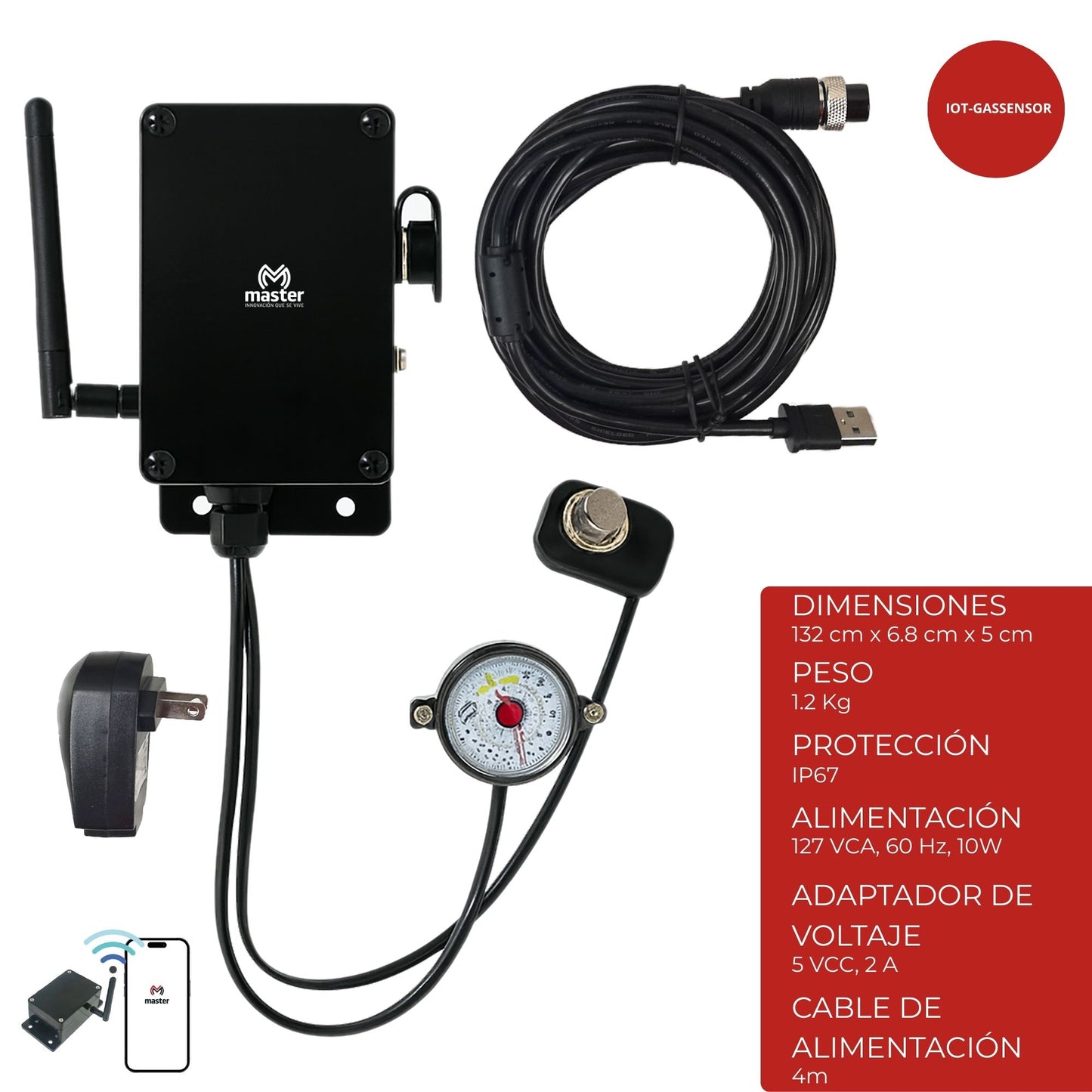 Sensor Inteligente de Gas para Tanques Estacionarios con App y Alexa | IOT-GASSENSOR