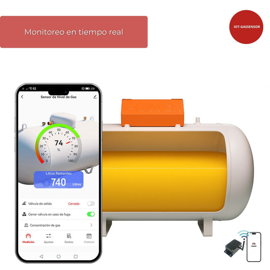 Sensor Inteligente de Gas para Tanques Estacionarios con App y Alexa | IOT-GASSENSOR