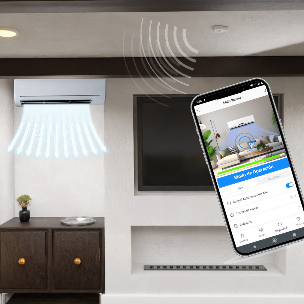 Controlador Inteligente Multisensor con Activación de Aire Acondicionado | IOT-CONTROL7