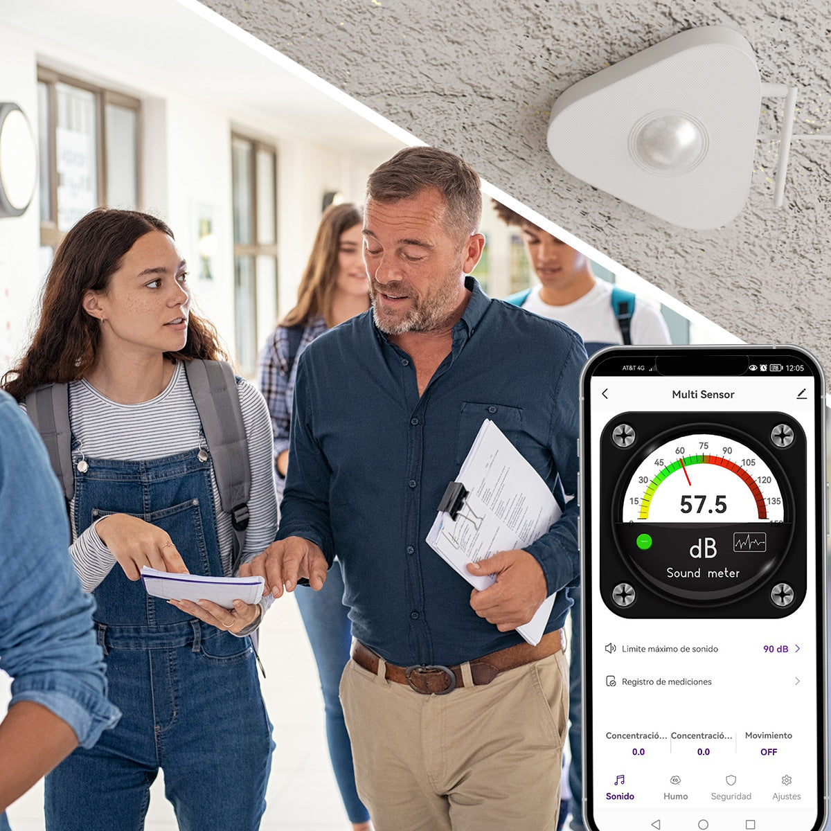 Controlador Inteligente Multisensor con Activación de Aire Acondicionado | IOT-CONTROL7