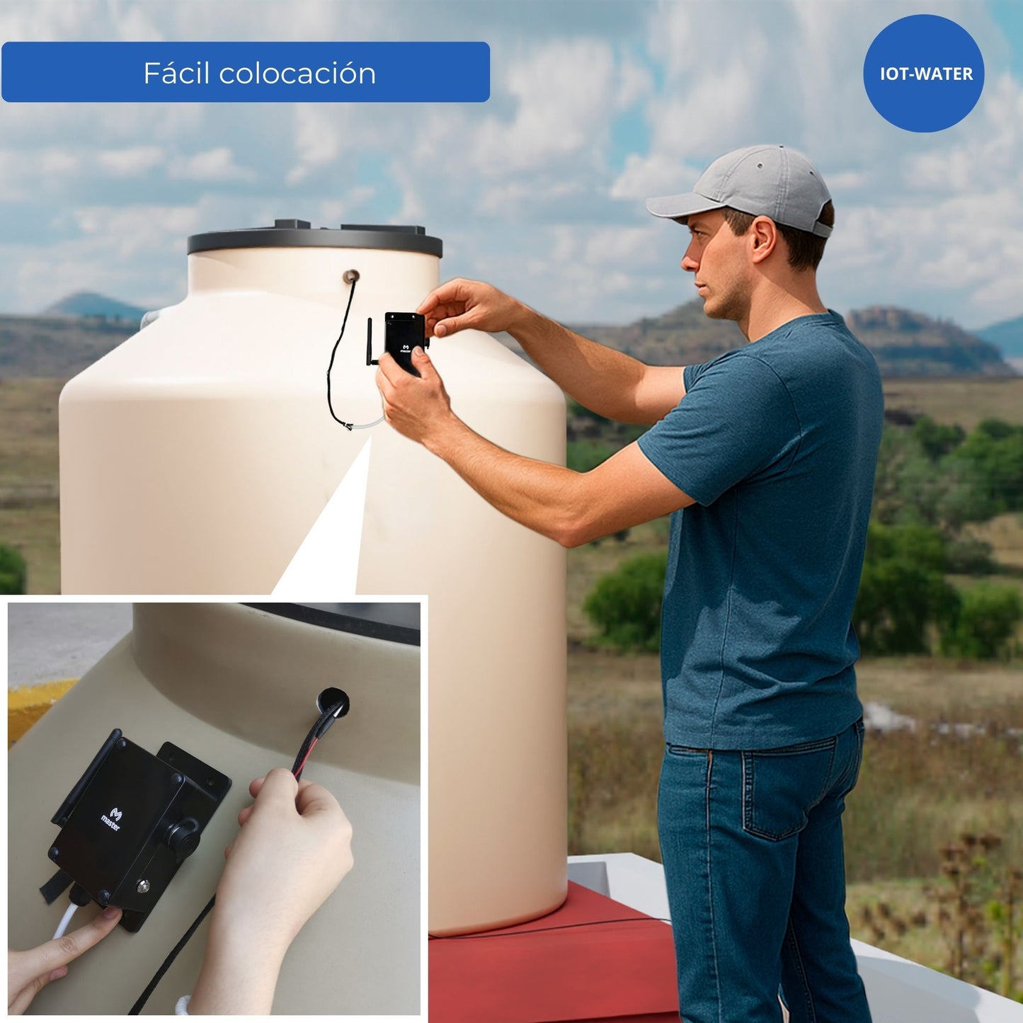 Sensor Inteligente de Nivel de Agua para Tinaco y Cisterna con App | IOT-WATER