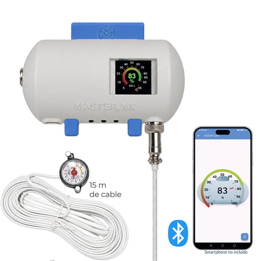 Medidor de gas LP para tanque estacionario sin Wifi Tiempo Real | EASY-GASPRO