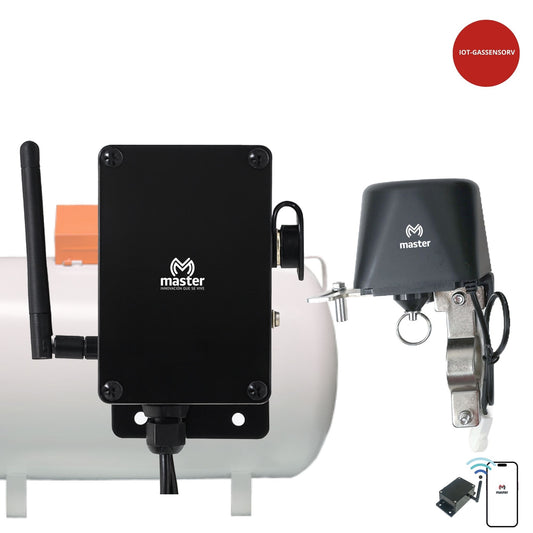 Sensor Inteligente de Gas para Tanques Estacionarios con App y electroválvula | IOT-GASSENSORV