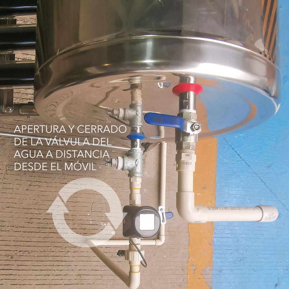 Módulo para calentador solar | IOT-SOLARHEATERV presentación con válvula