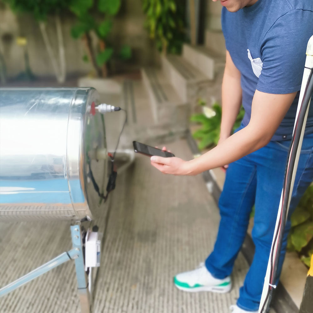Módulo para calentador solar | IOT-SOLARHEATERV presentación con válvula