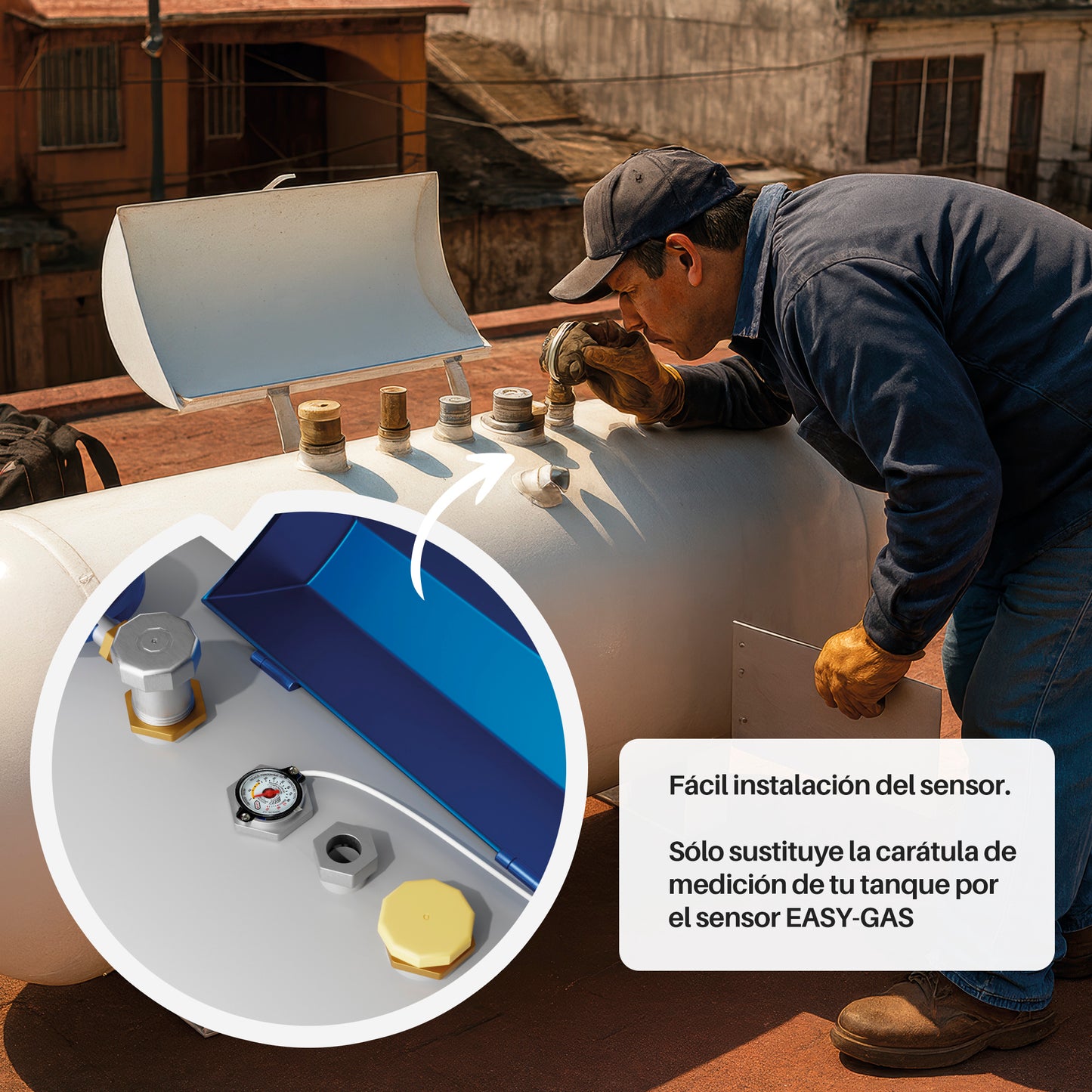 Módulo Sensor de Gas EASY-GAS con Alarma y Pantalla en Tiempo Real | EASY-GAS