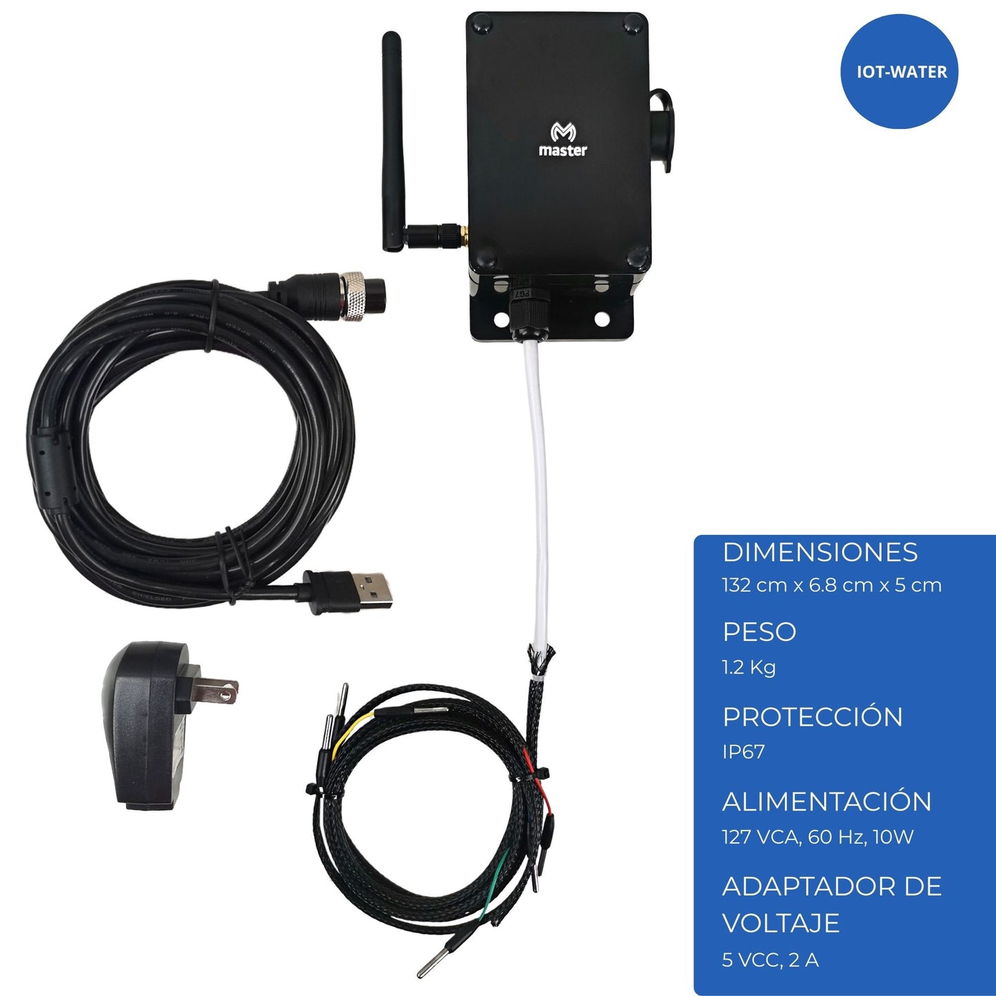 Sensor Inteligente de Nivel de Agua para Tinaco y Cisterna con App | IOT-WATER