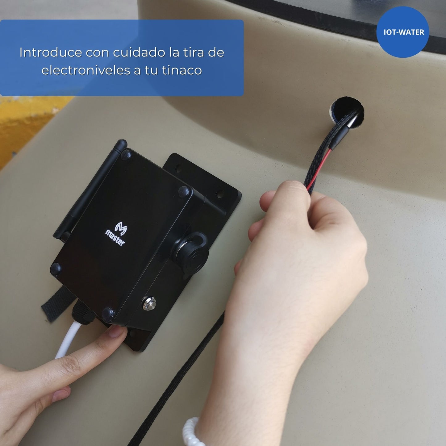 Sensor Inteligente de Nivel de Agua para Tinaco y Cisterna con App | IOT-WATER