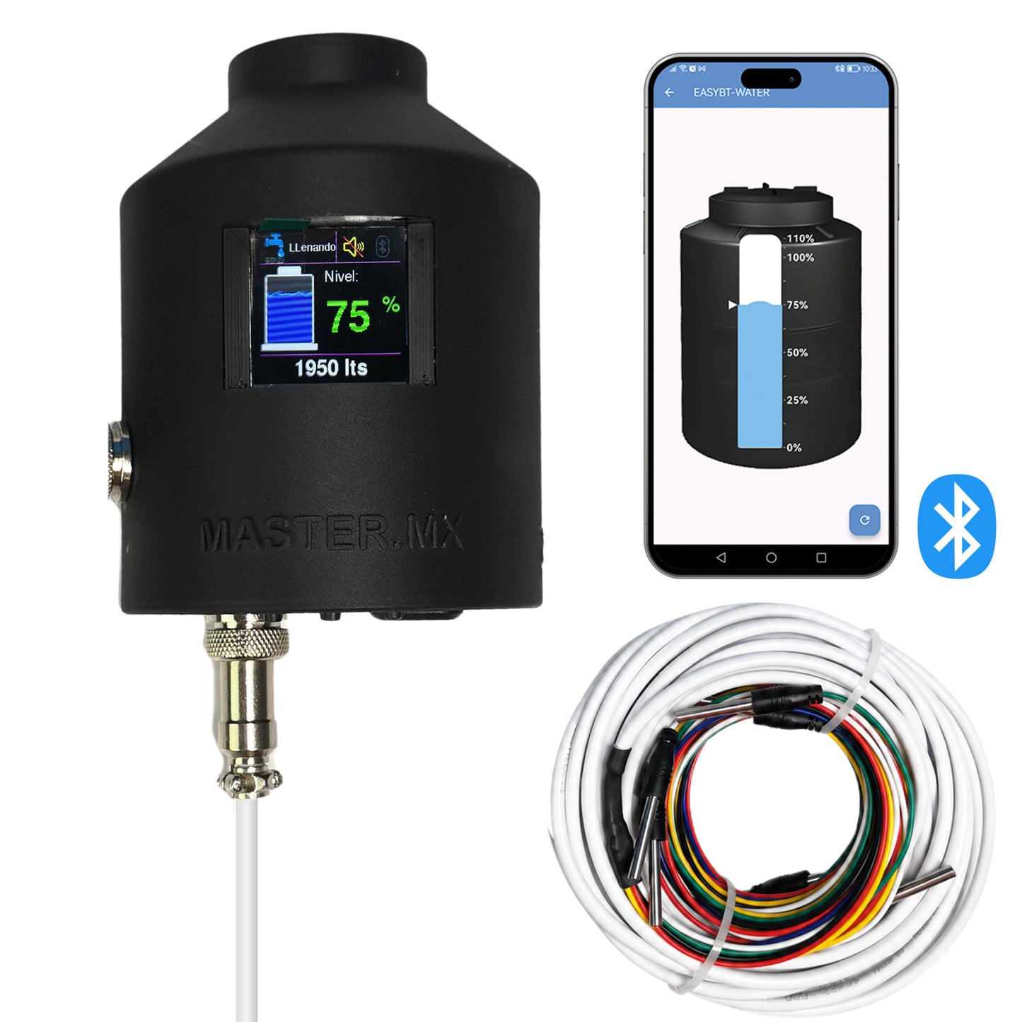 Medidor Nivel Agua Tinaco Cisterna Sin Wi-fi | EASY-WATERPRO