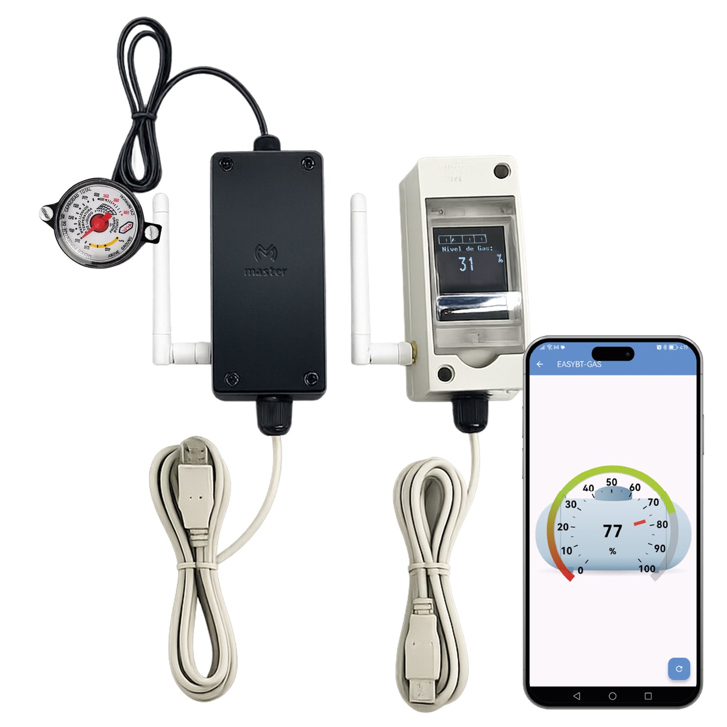 Módulo Sensor Inteligente de Nivel de Gas | CONNECT-GAS