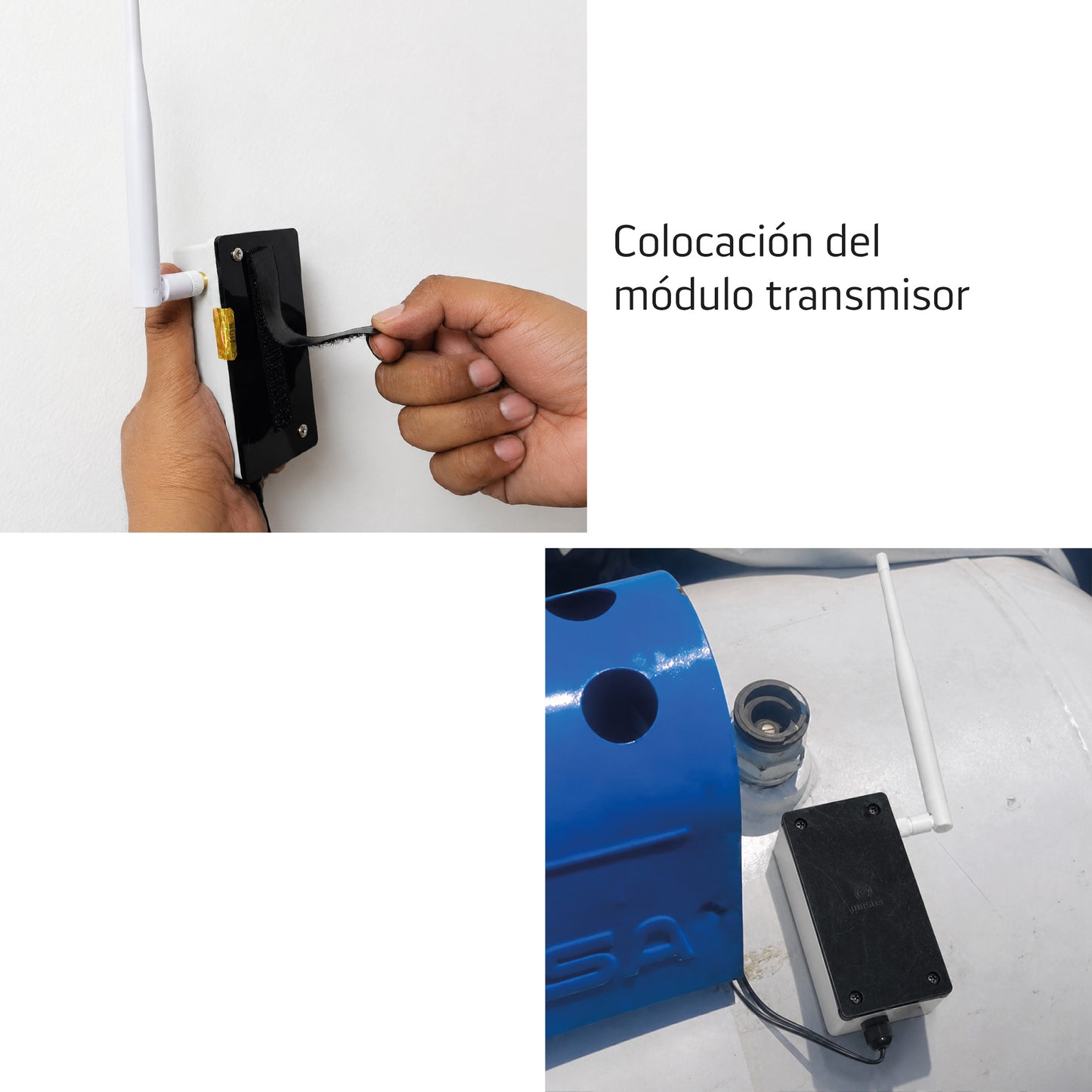 Sensor medidor inteligente para tanque de gas LP estacionario | Mide nivel de gas y detecta fugas | CONNECT-GASPRO