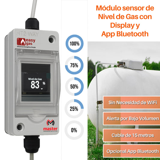 Módulo Sensor de Gas EASY-GAS con Alarma y Pantalla en Tiempo Real | EASY-GAS