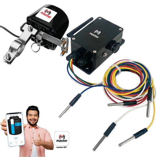 Sensor Inteligente de Nivel de Agua para Tinaco App+Electroválvula | App y Alexa – IOT-WATERV
